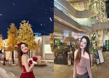 Gái xinh nhấp nhô bướm