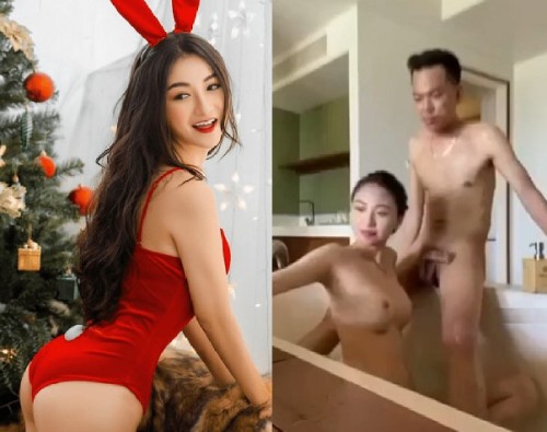 Thư Vũ cô gái cực hot ngày trước địt nhau trong bồn tắm